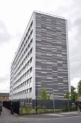 Realizacja fasady Terreal Piterak Slim UK-Manchester Quartier Hulme