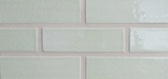 Panel elewacyjny ceglany Emaille celadon cegła szkliwiona
