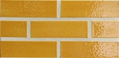 Panel elewacyjny ceglany Emaille jaune cegła szkliwiona