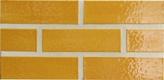 Panel elewacyjny ceglany Emaille jaune cegła szkliwiona